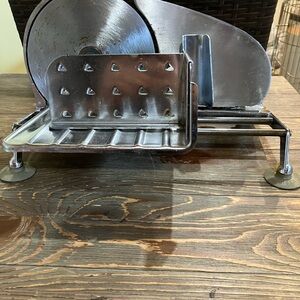 Vintage Stainless Steel Meat Slicer